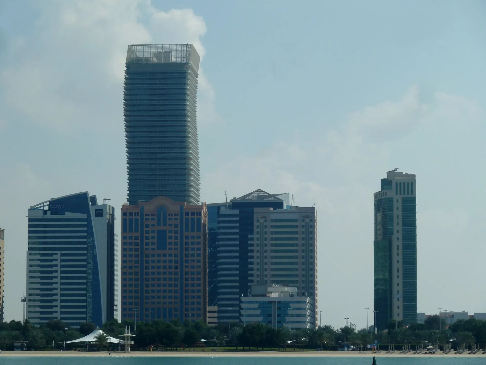 Abu Dhabi Corniche skyline